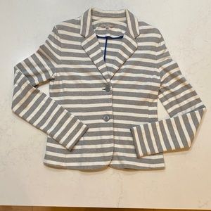 GAP Jersey Striped Blazer